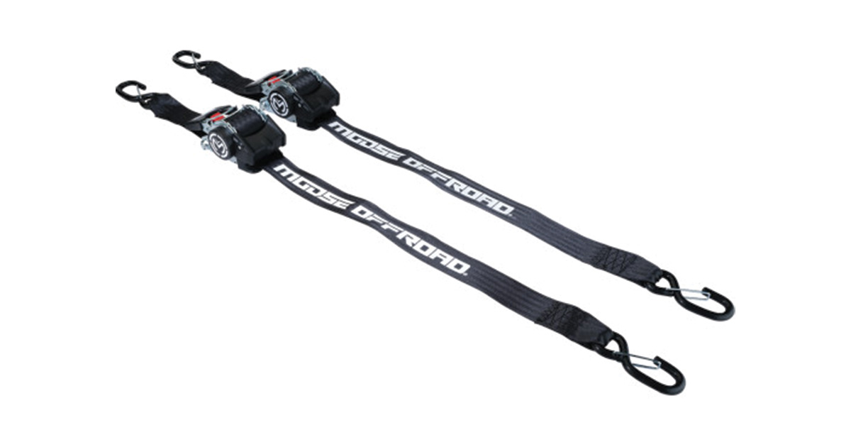 Moose Offroad Retractable Ratcheting Straps